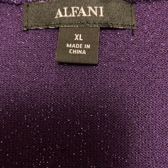 Alfani asymmetrical tunic. EUC. XL - Picture 4 of 8